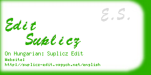edit suplicz business card